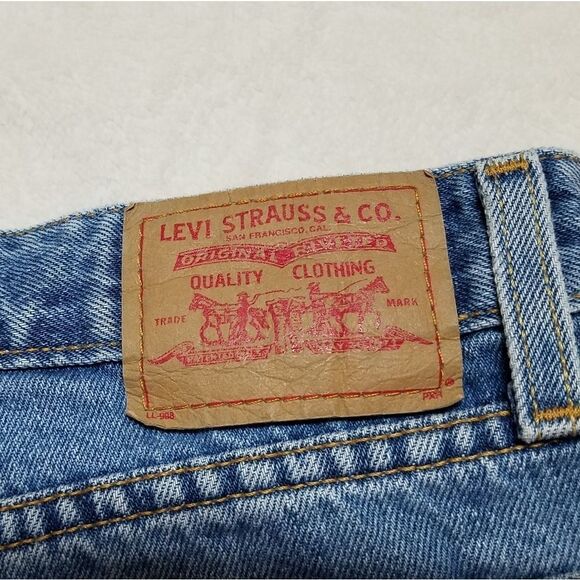 VINTAGE Y2K Levi's Daisy Duke Denim Shorty Shorts - Picture 11 of 13